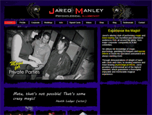 Tablet Screenshot of jaredmanley.com